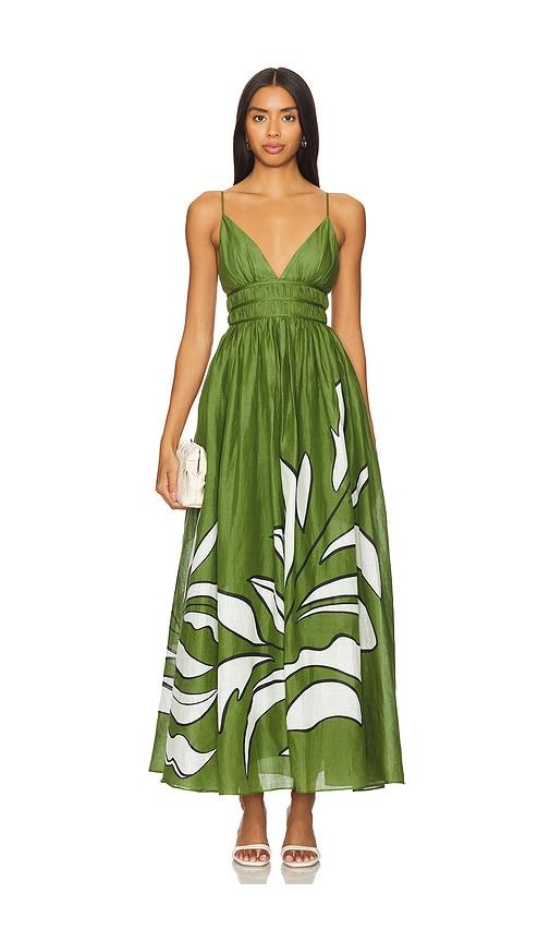 【Aje】Planetary Maxi Dress/マキシドレス/たっぷりギャザー Aje. Planetary Maxi Dress in Green | Lyst
