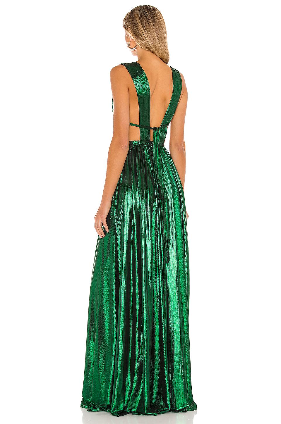Bronx and Banco Goddess Emerald Gown in Green | Lyst