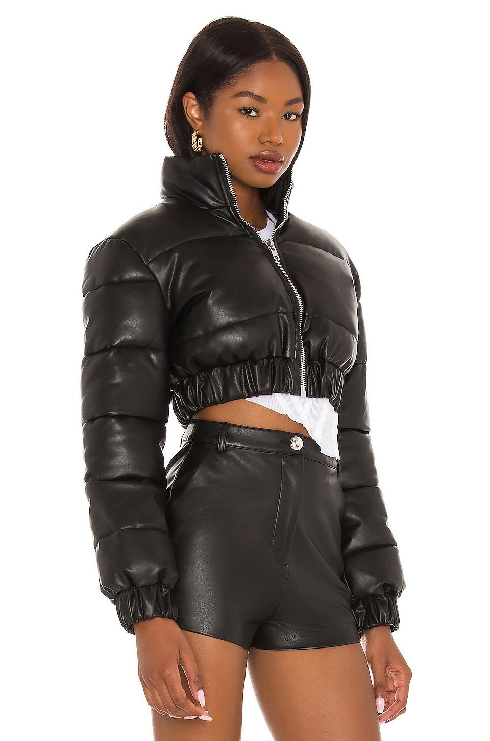 h:ours Blaine Cropped Puffer Jacket in 