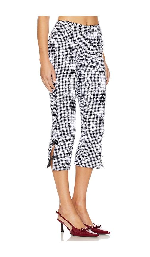 For Love & Lemons Mimi Pants in Black | Lyst