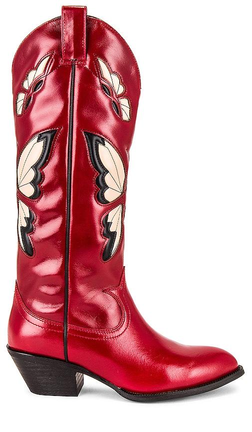 Fly top cowboy boots