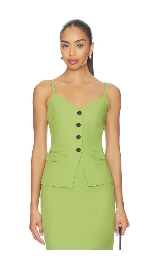 slim fit dress slacks Aligne Green Sleeveless Maxi Dress