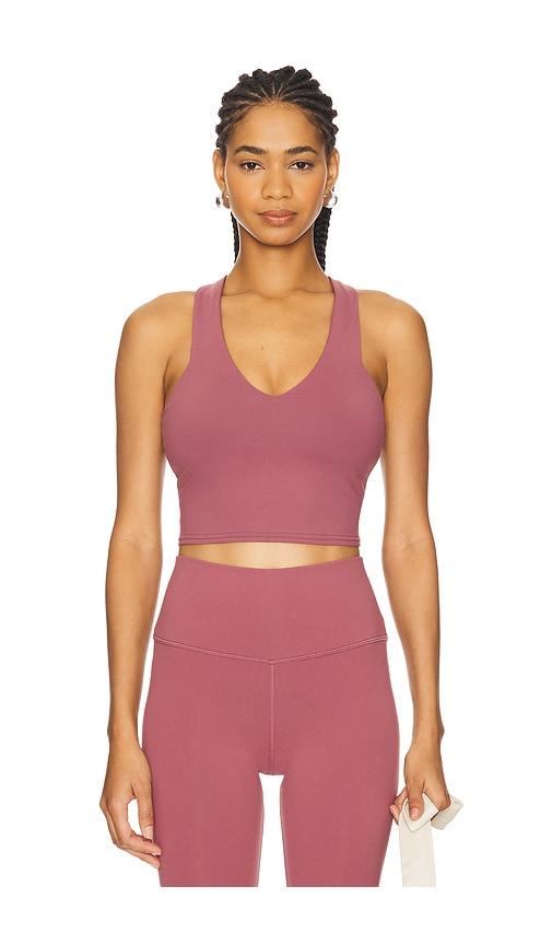 Alo Yoga Real Bra Tank Top in Pink | Lyst