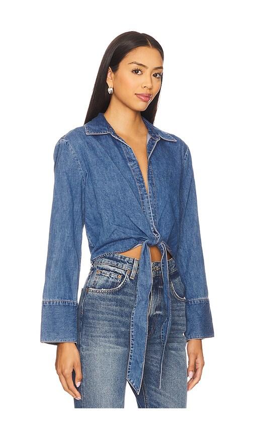 Alice + Olivia Sheila Blouse | Black | FARFETCH