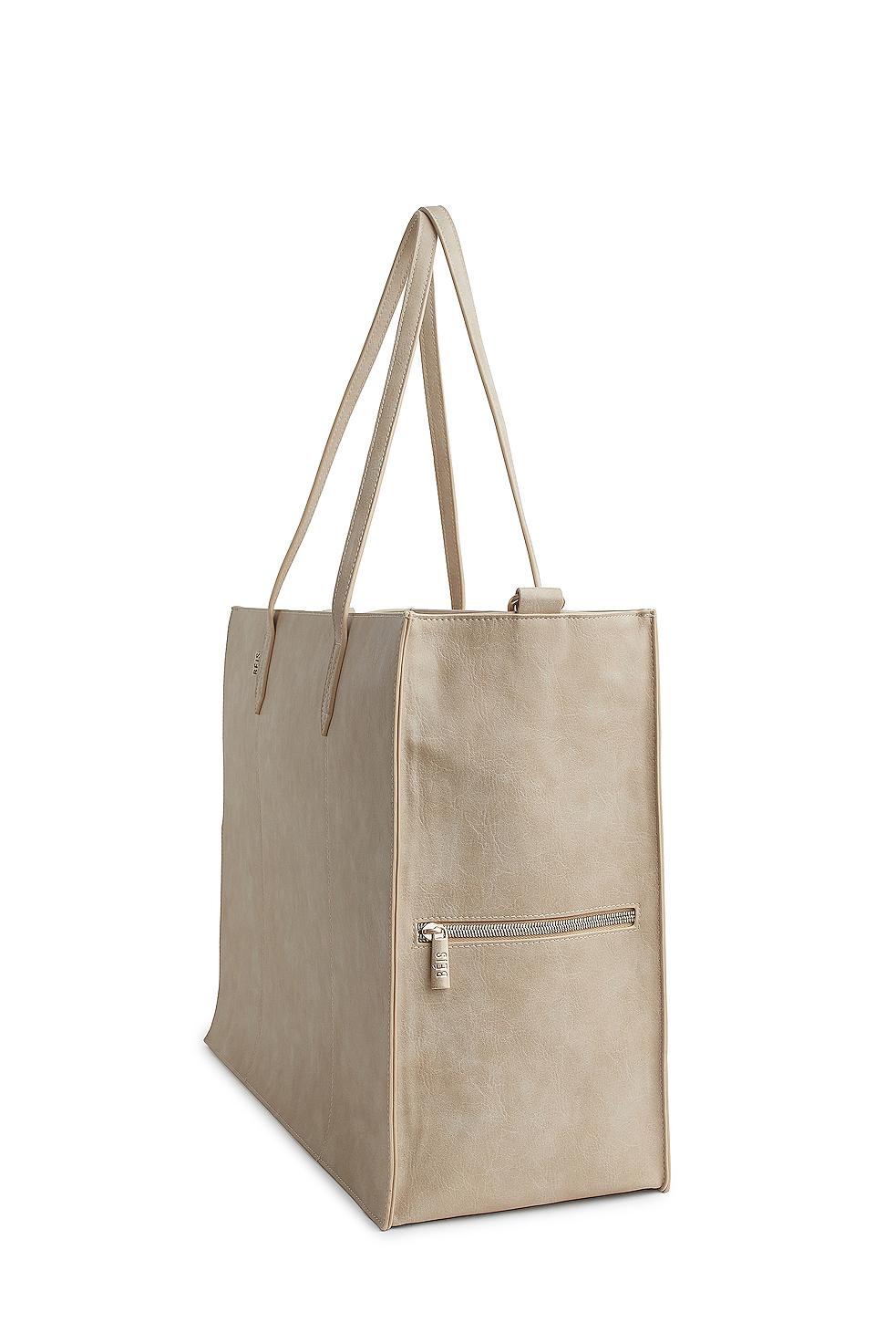 beis work tote beige