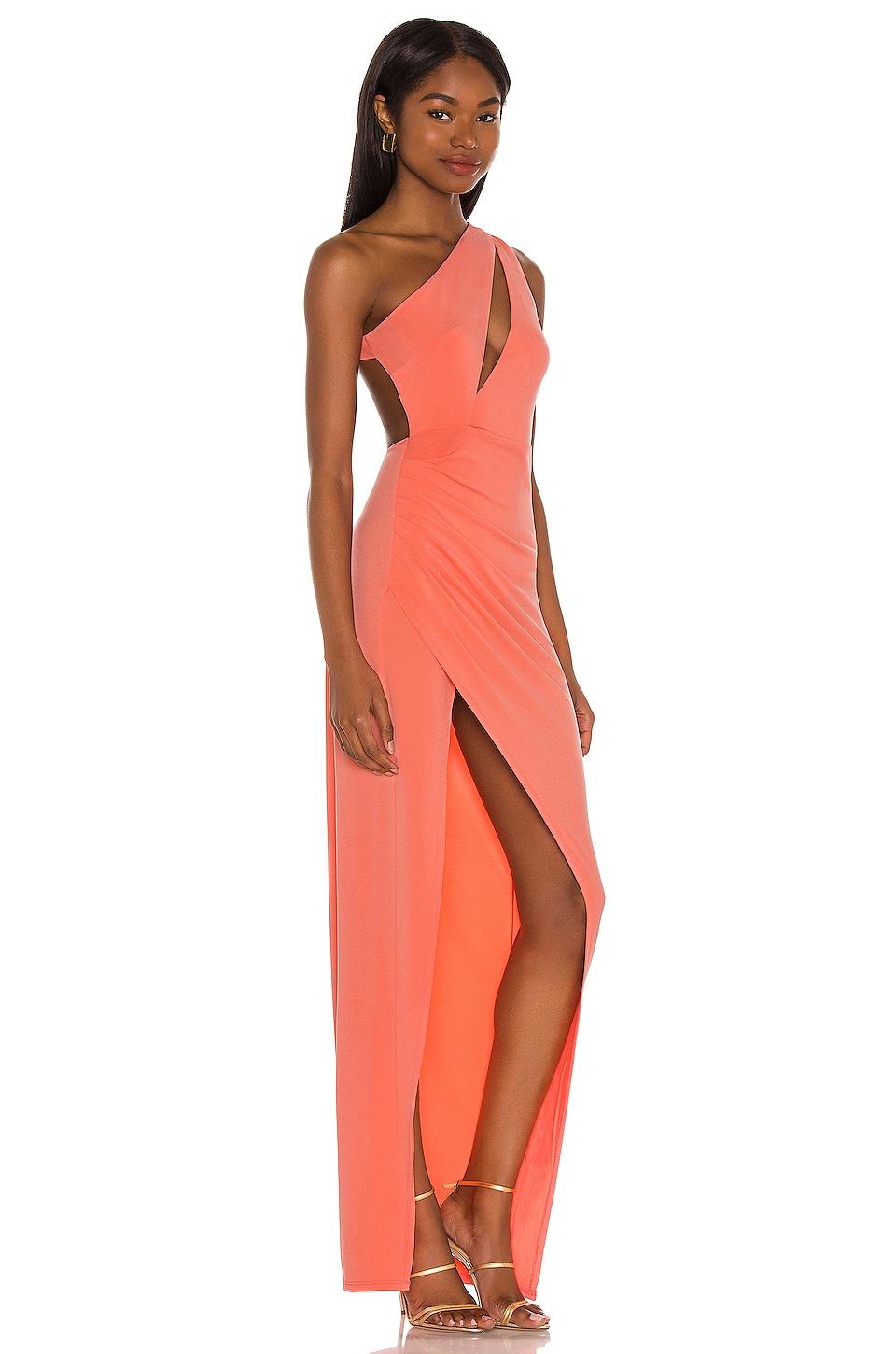 Womens Clothing Dresses Casual and summer maxi dresses Orange Michael Costello Synthetic X Revolve Clive Maxi Dress in Rust 