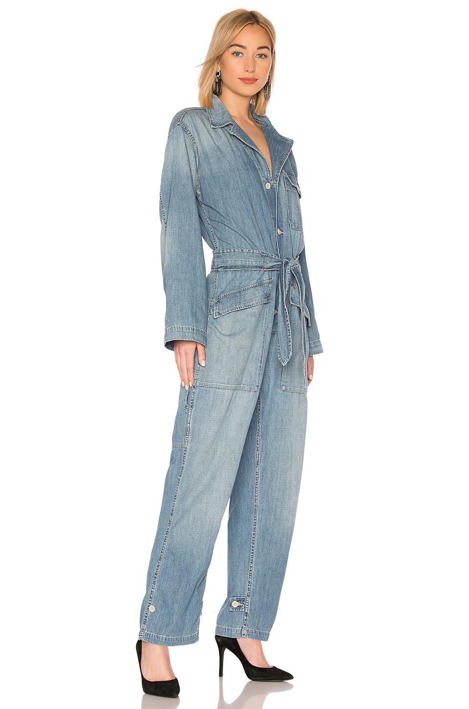 nili lotan denim jumpsuit