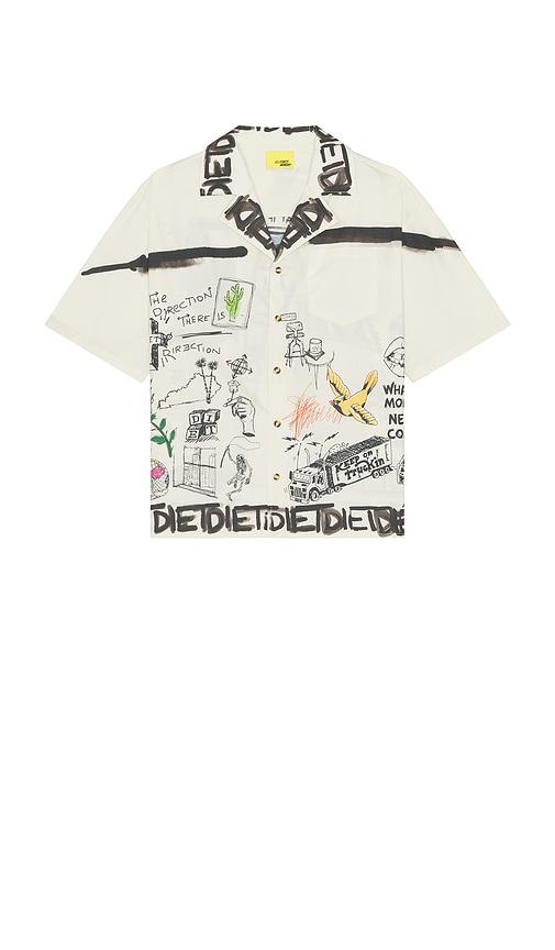 シャツ DIET STARTS MONDAY Strokes Cotton & Linen Blend Camp Shirt DIET STARTS MONDAY Ocean Spray Cotton Camp Shirt | Nordstrom