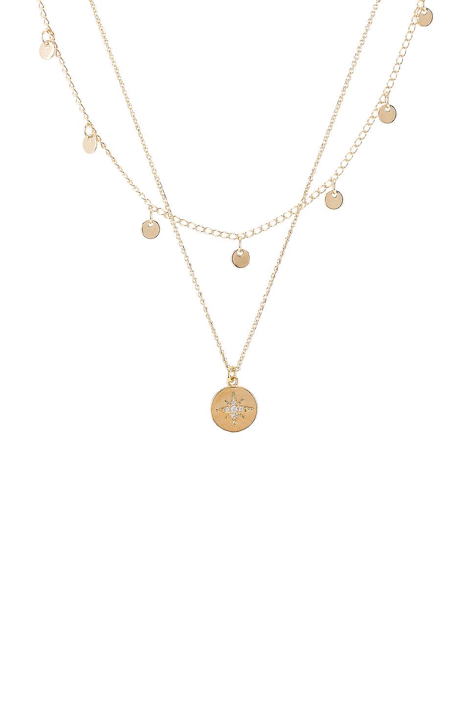 Shashi Layered Coin Necklace Cheap Sale 