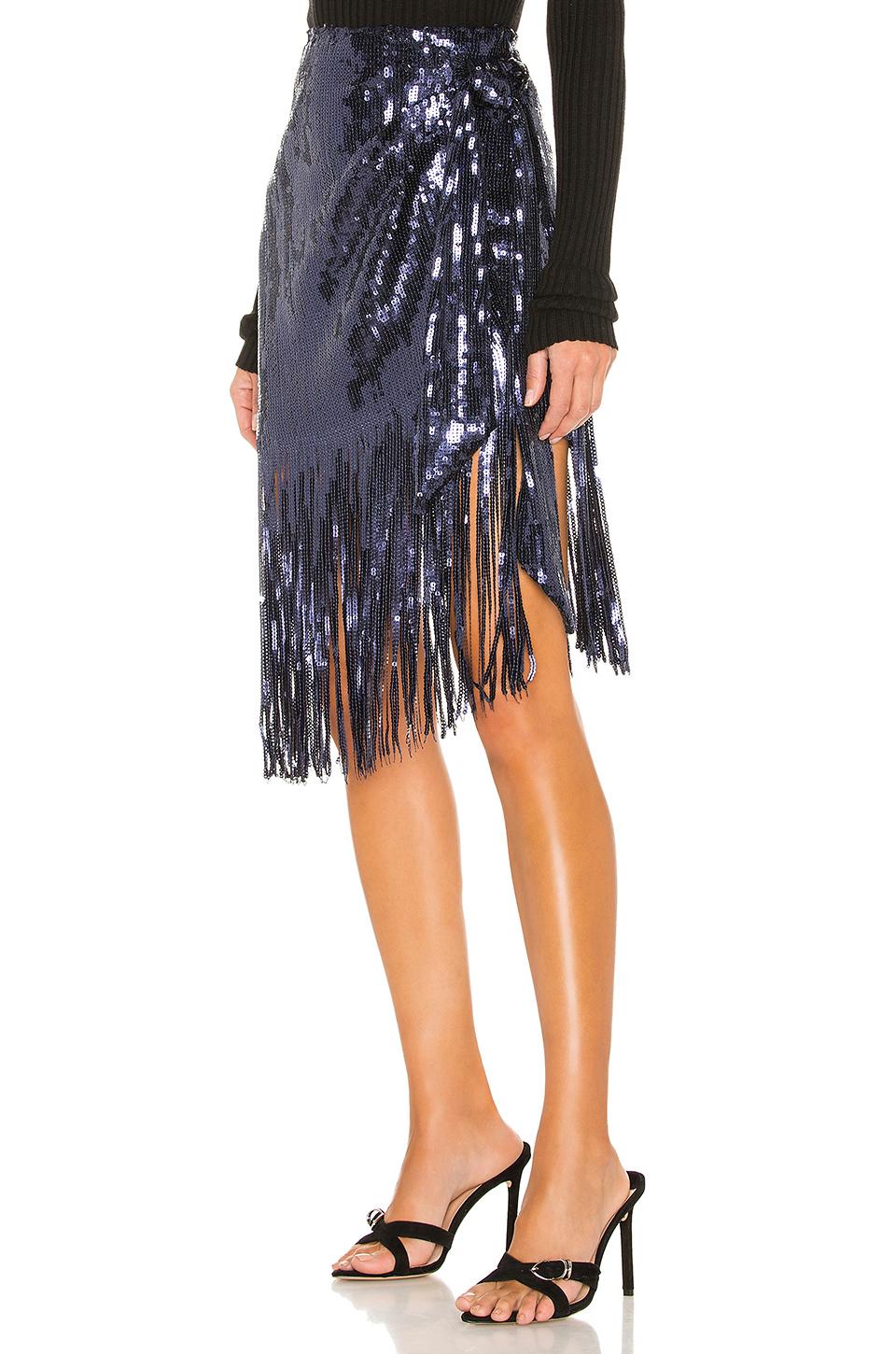 midi skirt revolve