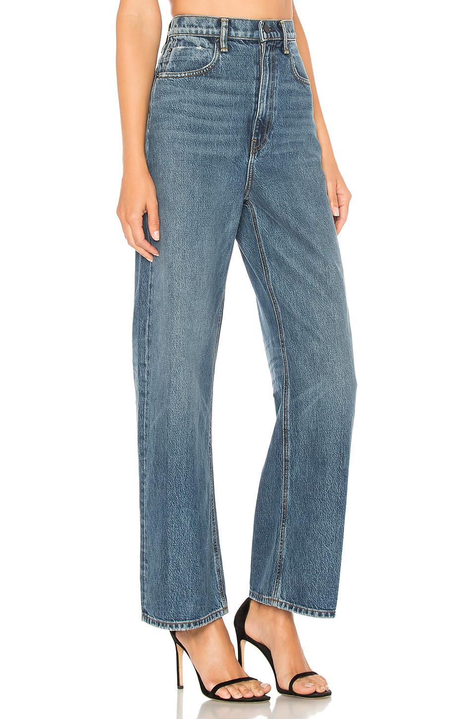 Alexander Wang Denim Crush Wide Leg in 