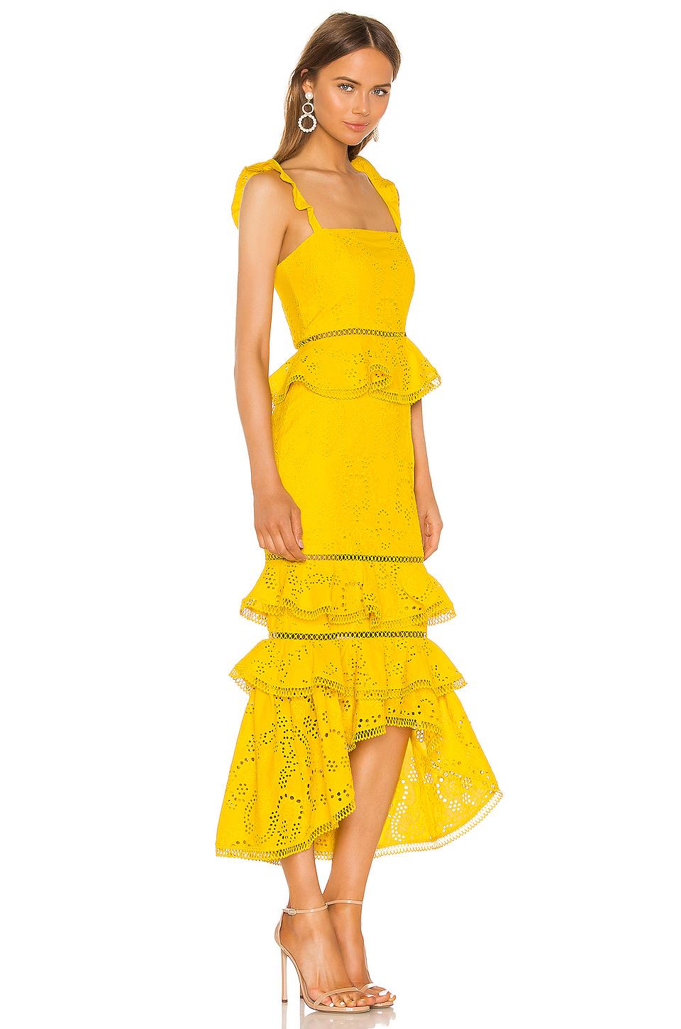nbd yellow dress