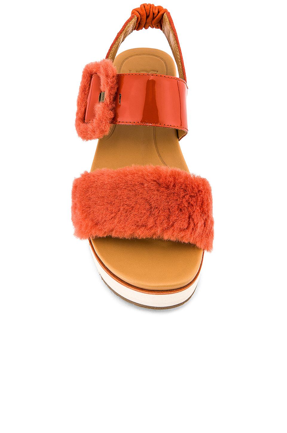 ugg fluff red