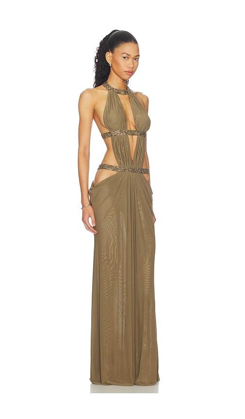 brown elegant dress Strapless Light Brown Tulle Appliques Long Elegant Prom Dress TP0877 US8 / Custom Color