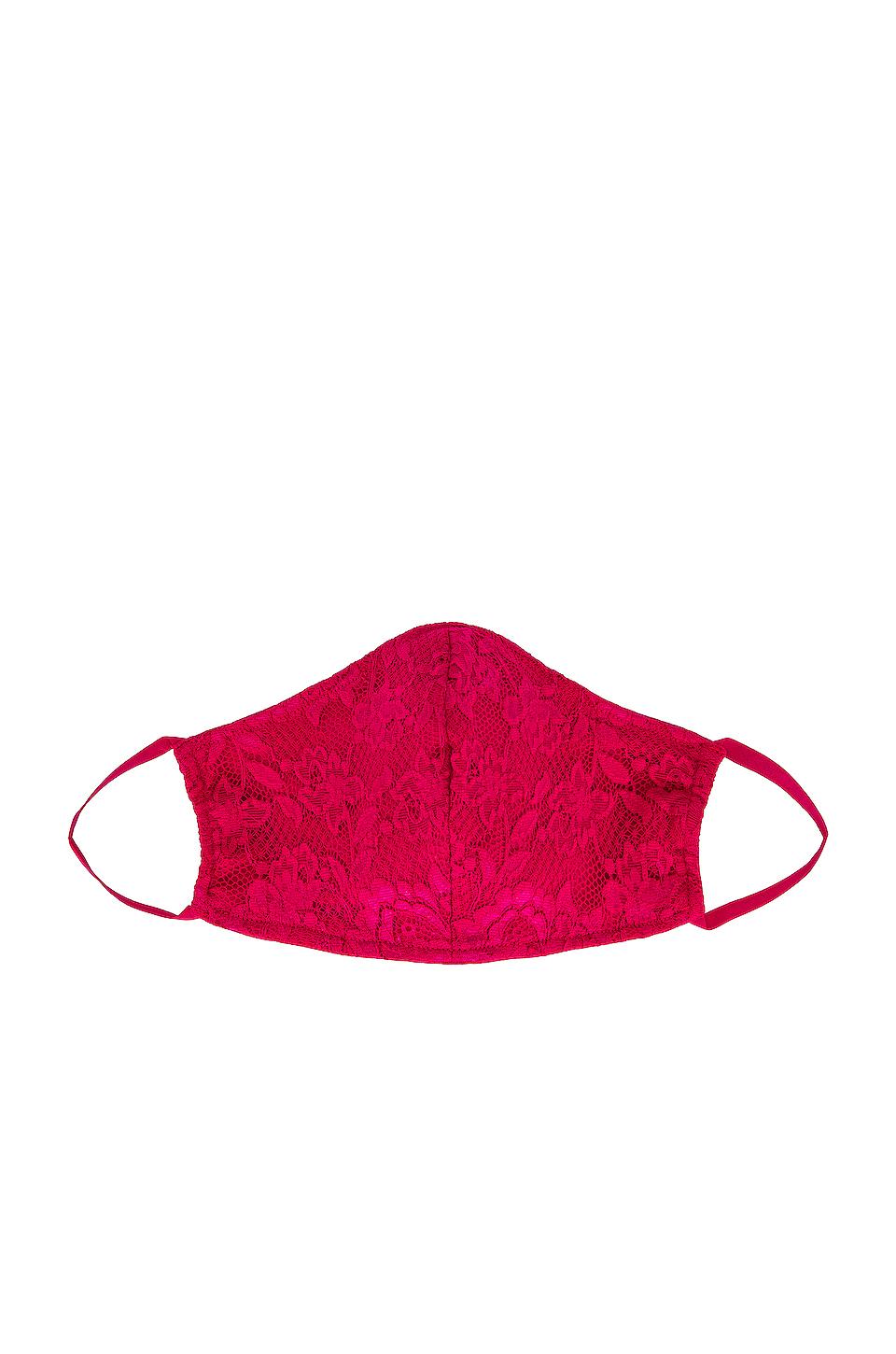 Cosabella Lace V Face Mask in Pink - Lyst