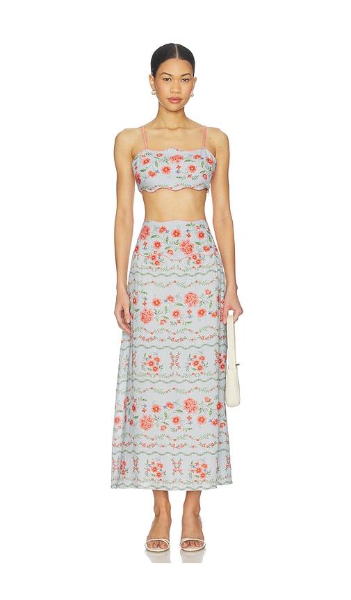 saylor sleeveless embellished square-neck maxi dress Saylor Sleeveless Embellished Maxi Dress In Chocolate - 29% Off