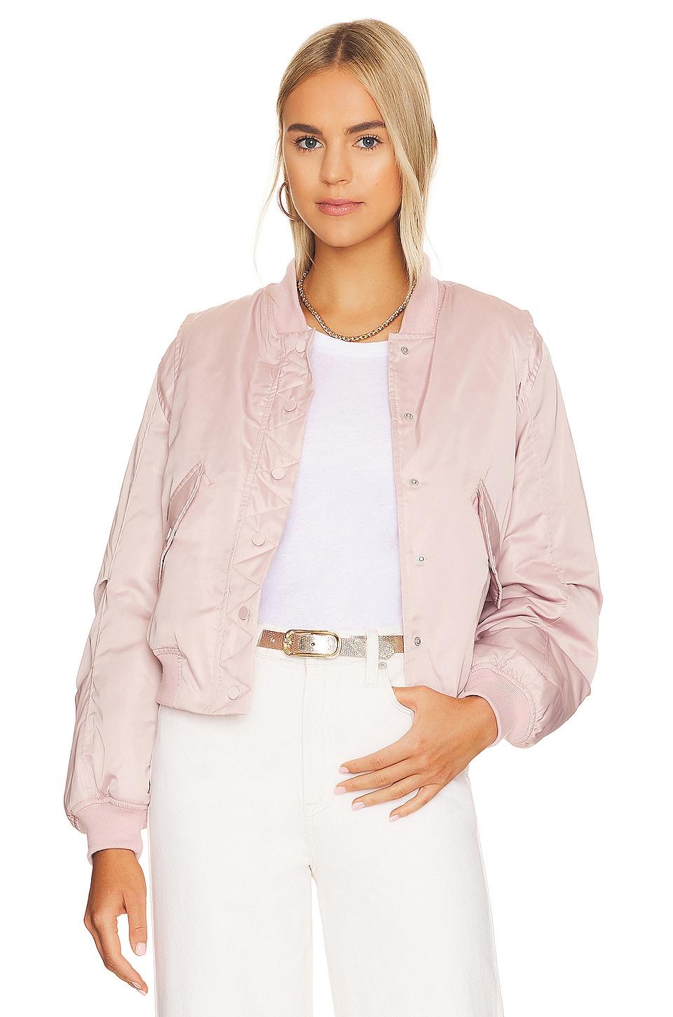 Blank NYC Bomber Jacket in White | Lyst