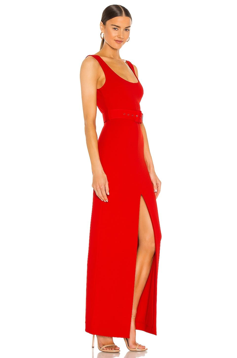 Solace London Tara Maxi Dress in Red | Lyst