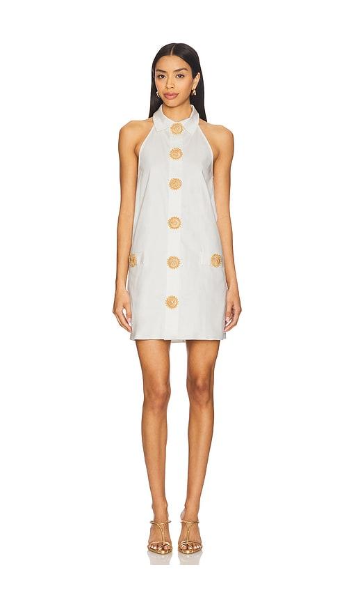plus size mini flare dress Talia Plus Size Floral Short Sleeve Flare Dress | Threaded Pear White / 1X