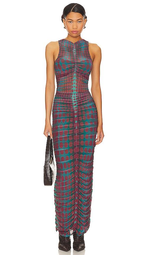 AFRM Peyton Maxi Dress in Blue | Lyst
