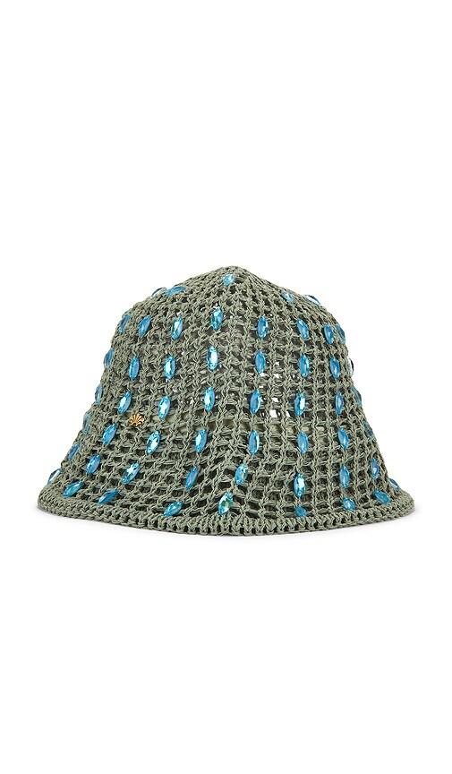 Lele Sadoughi Maya Bucket Hat in Green | Lyst UK display picture 1