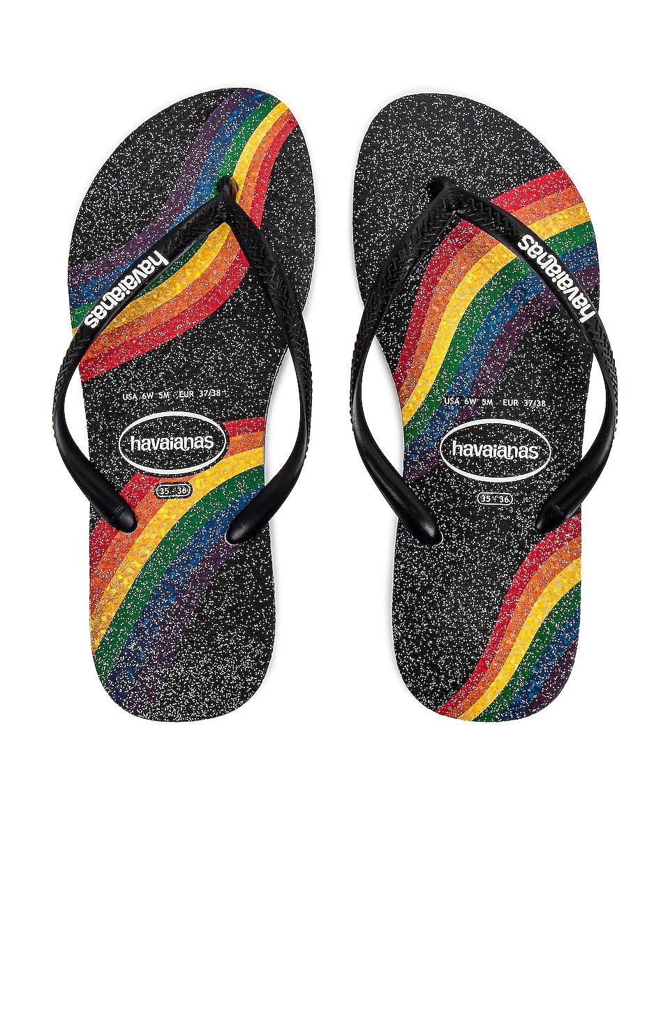 Havaianas pride flip flops Clearance