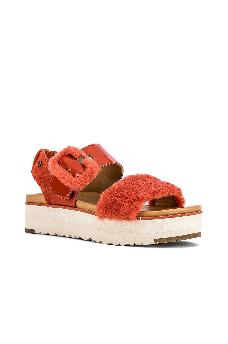ugg fluff red