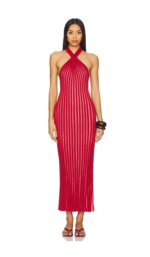 open lace back dress LOLA MAXI DRESS | CULT MIA main image 0