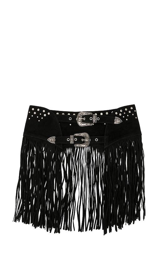 Urban Outfitters Fringe Studded Belt in Black Lyst