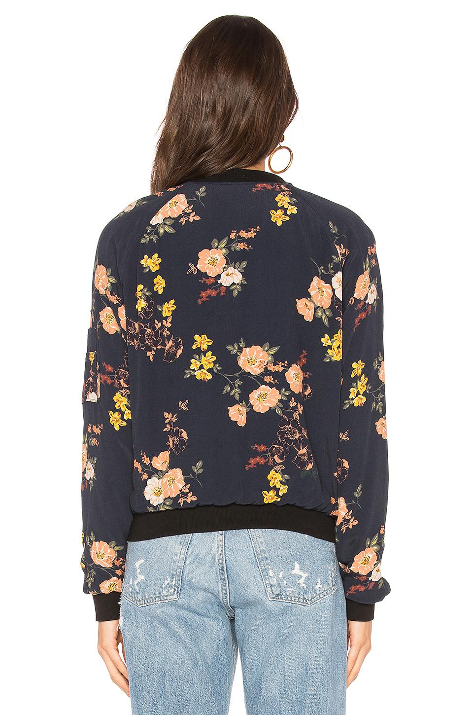 Download Sanctuary Synthetic Woodlands Bomber Jacket in Blue - Lyst