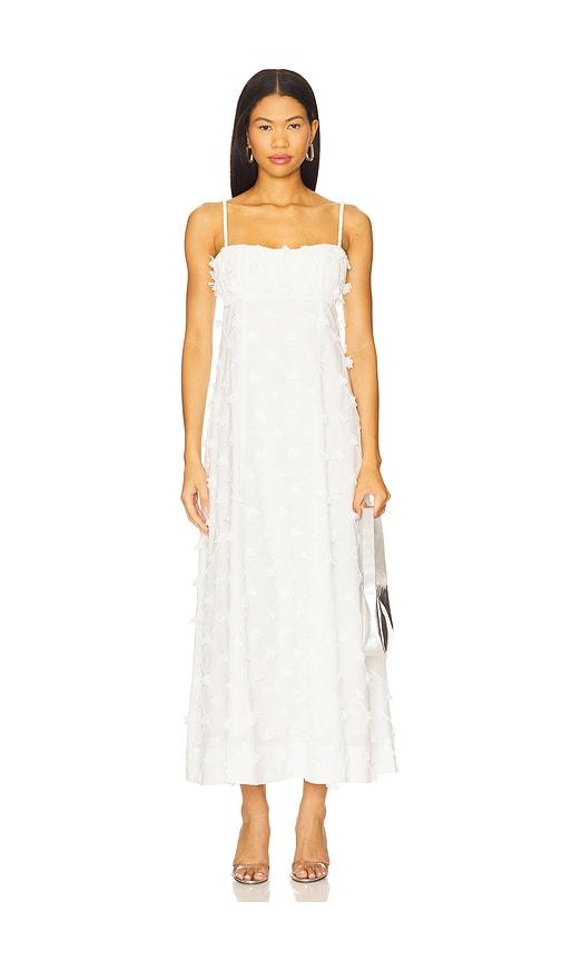 dark blue floral maxi dress Baltic Born Womens Kamila Tulle Maxi Dress | Dark Blue Floral