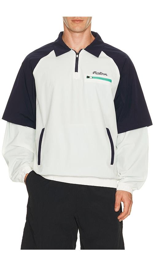 Malbon Marina Windshirt in White for Men | Lyst