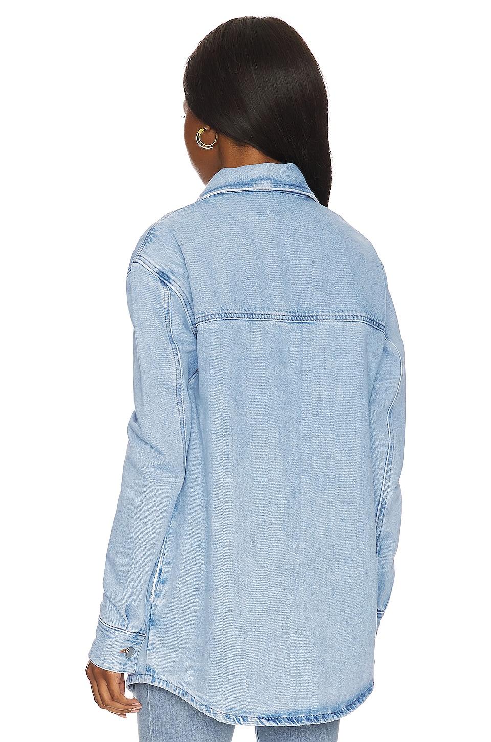 GOOD AMERICAN Denim SHACKET REDESIGN in Blau Damen Bekleidung Jacken Jeansjacken und Denimjacken 