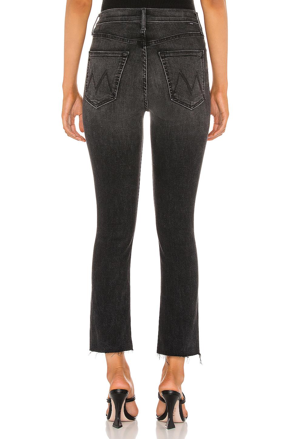 Mother Denim The Pixie Dazzler Ankle Fray in Black - Lyst