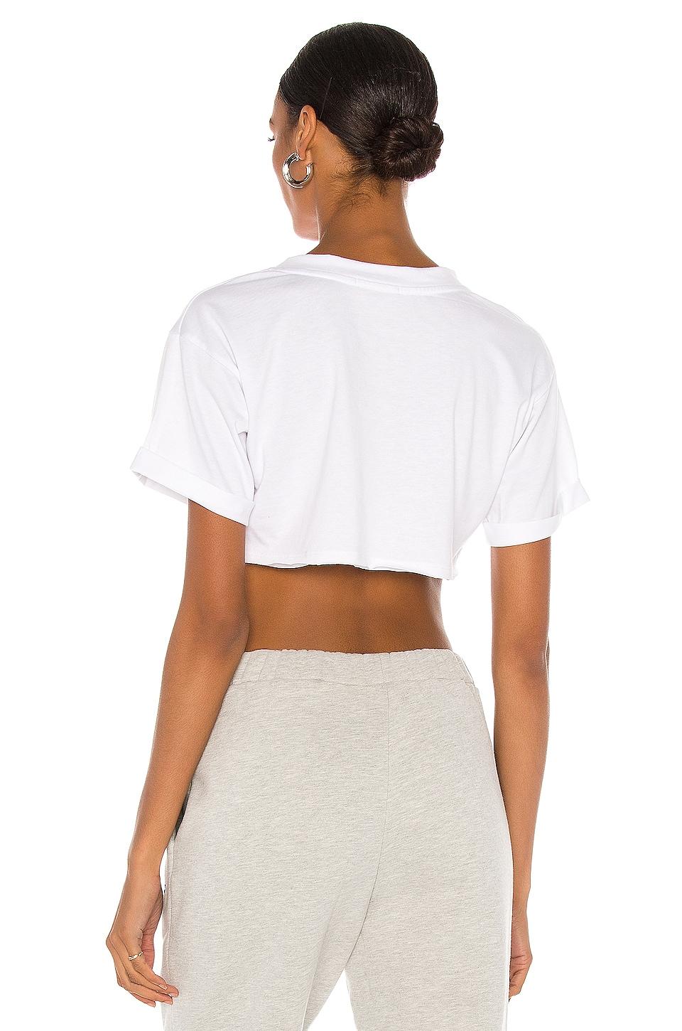 h:ours Super Cropped Pocket Tee in 