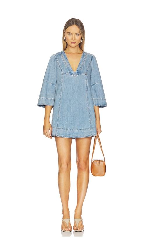 white christmas dresses Free People Atlas Denim Mini Dress main image 1