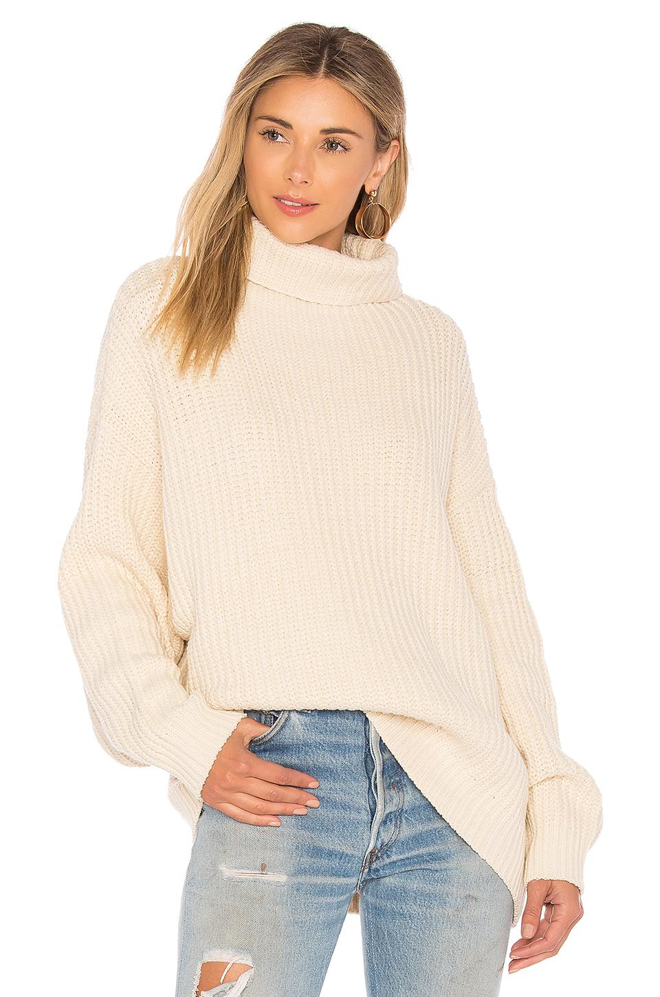 Free People Swim Too Deep Pullover Sweater in White - Lyst