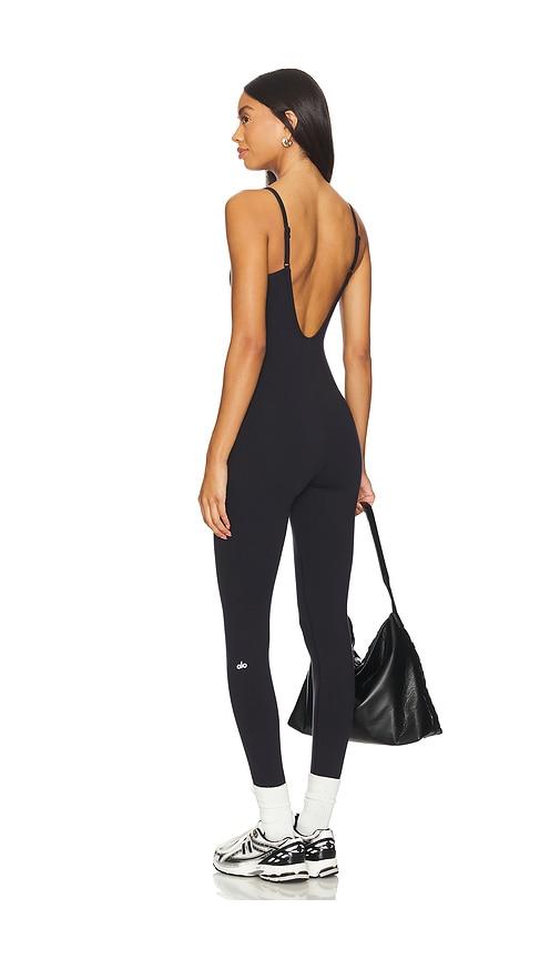 オールインワン・サロペット [Alo Yoga] Airbrush One And Done Onesie Airbrush One And Done Onesie - Black | ALO