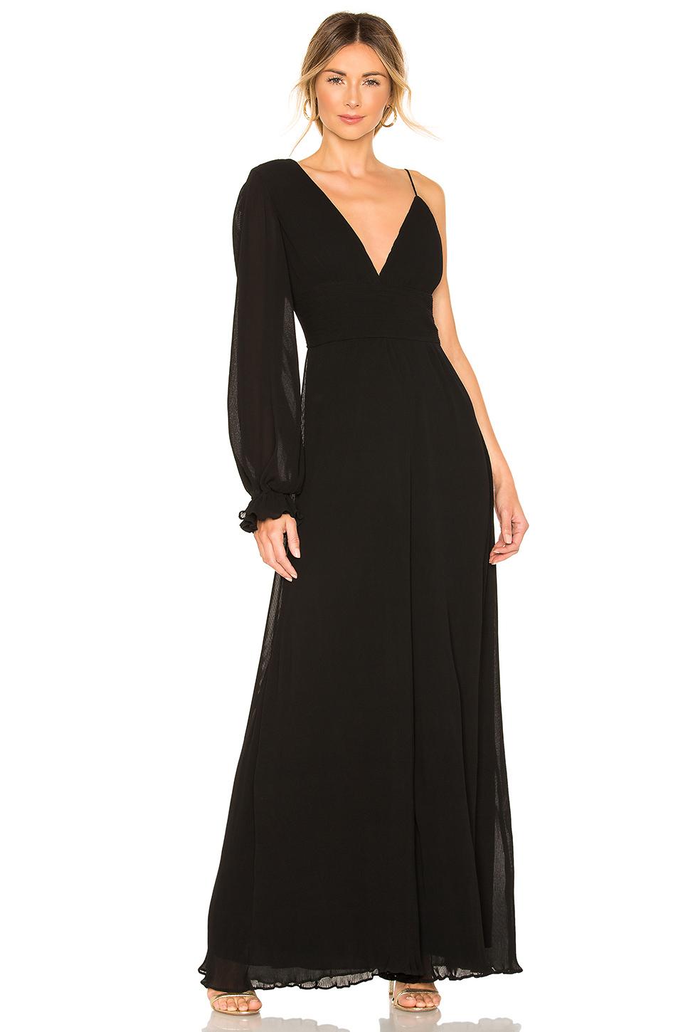 keepsake clarity crinkle ruffle midi dress