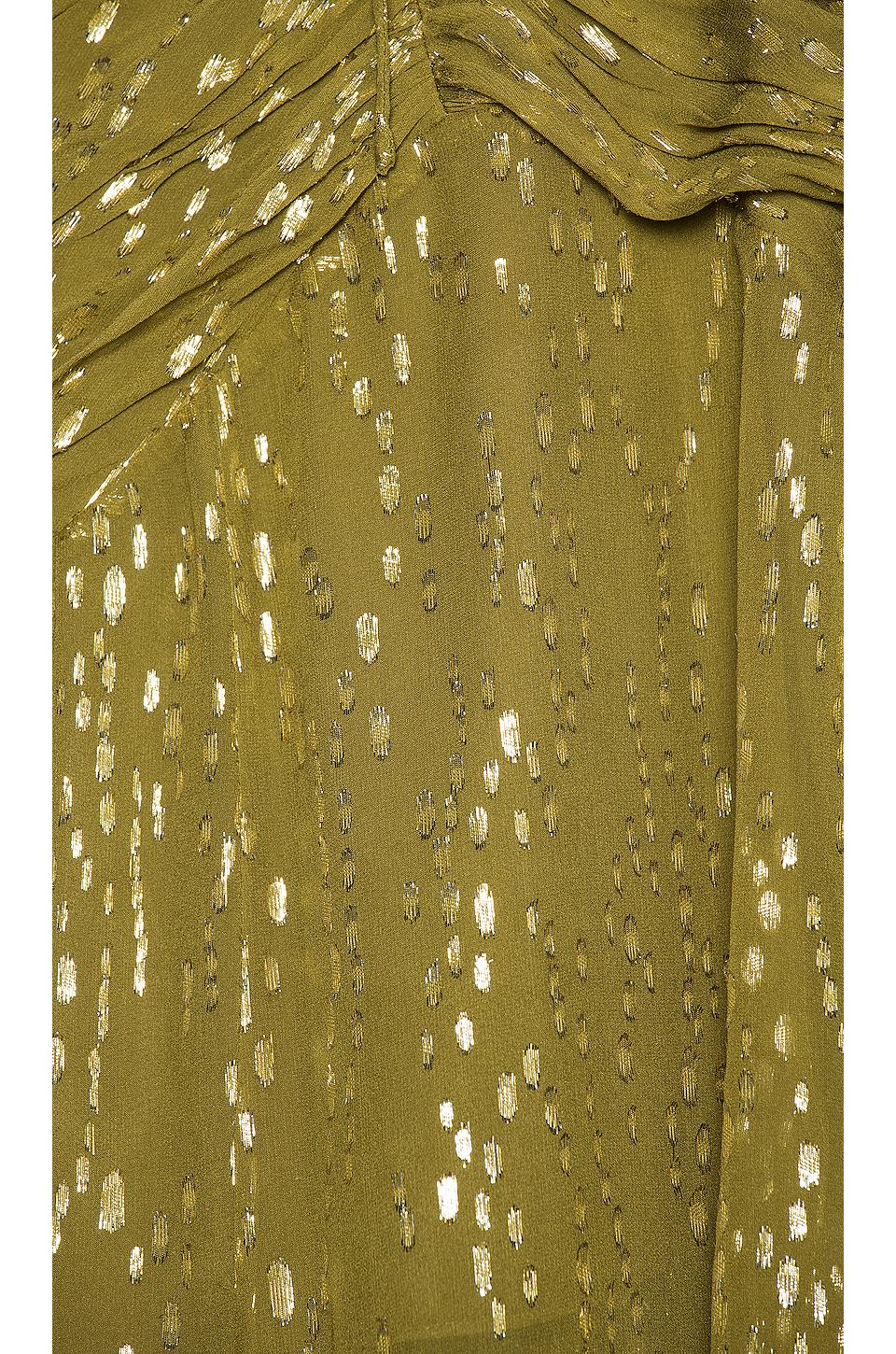 shona joy laura ruched maxi dress Shona Joy Laura Ruched Maxi Dress in Green