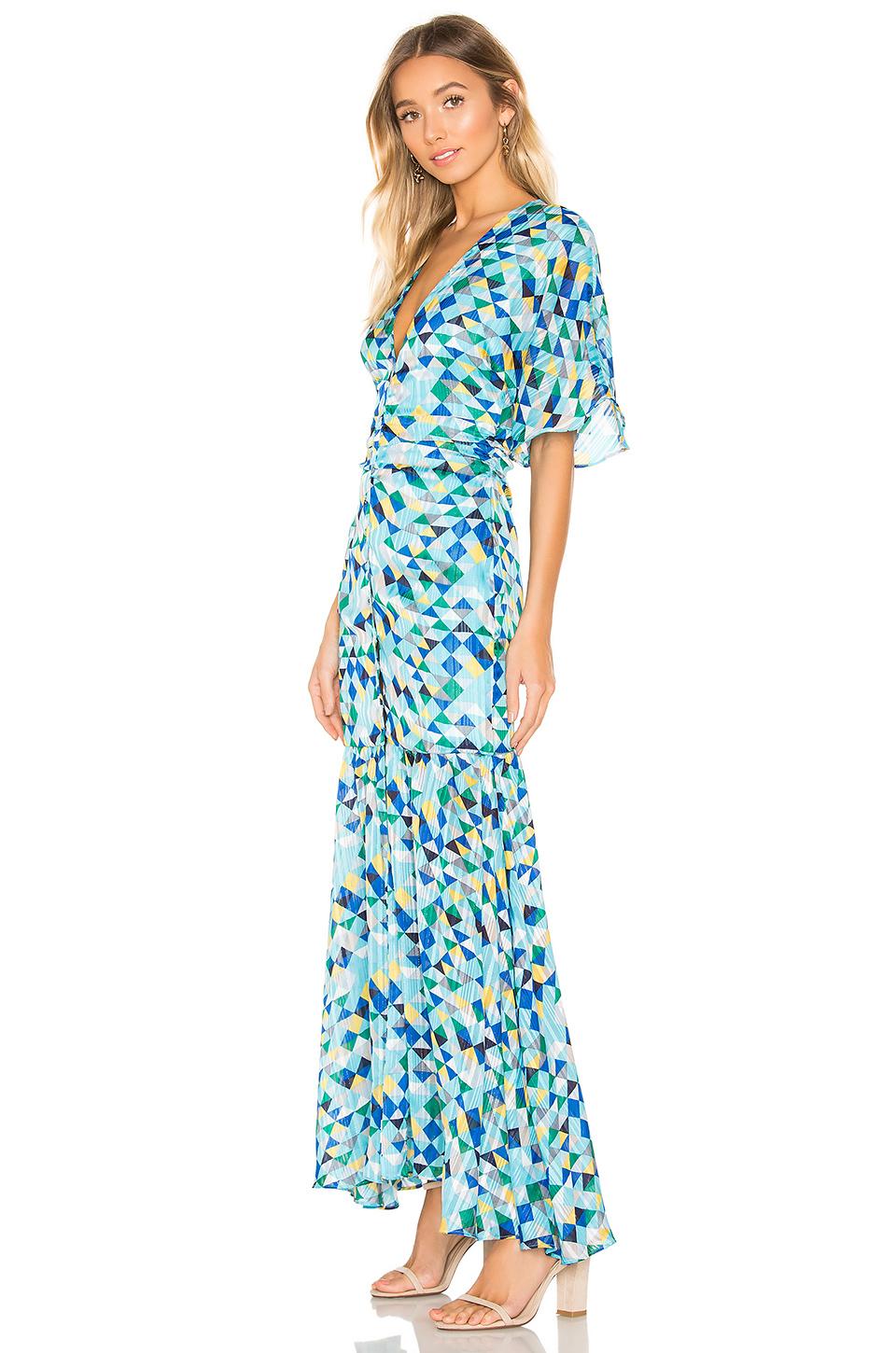 House of Harlow 1960 Synthetic X Revolve Savana Dress in Blue Lyst