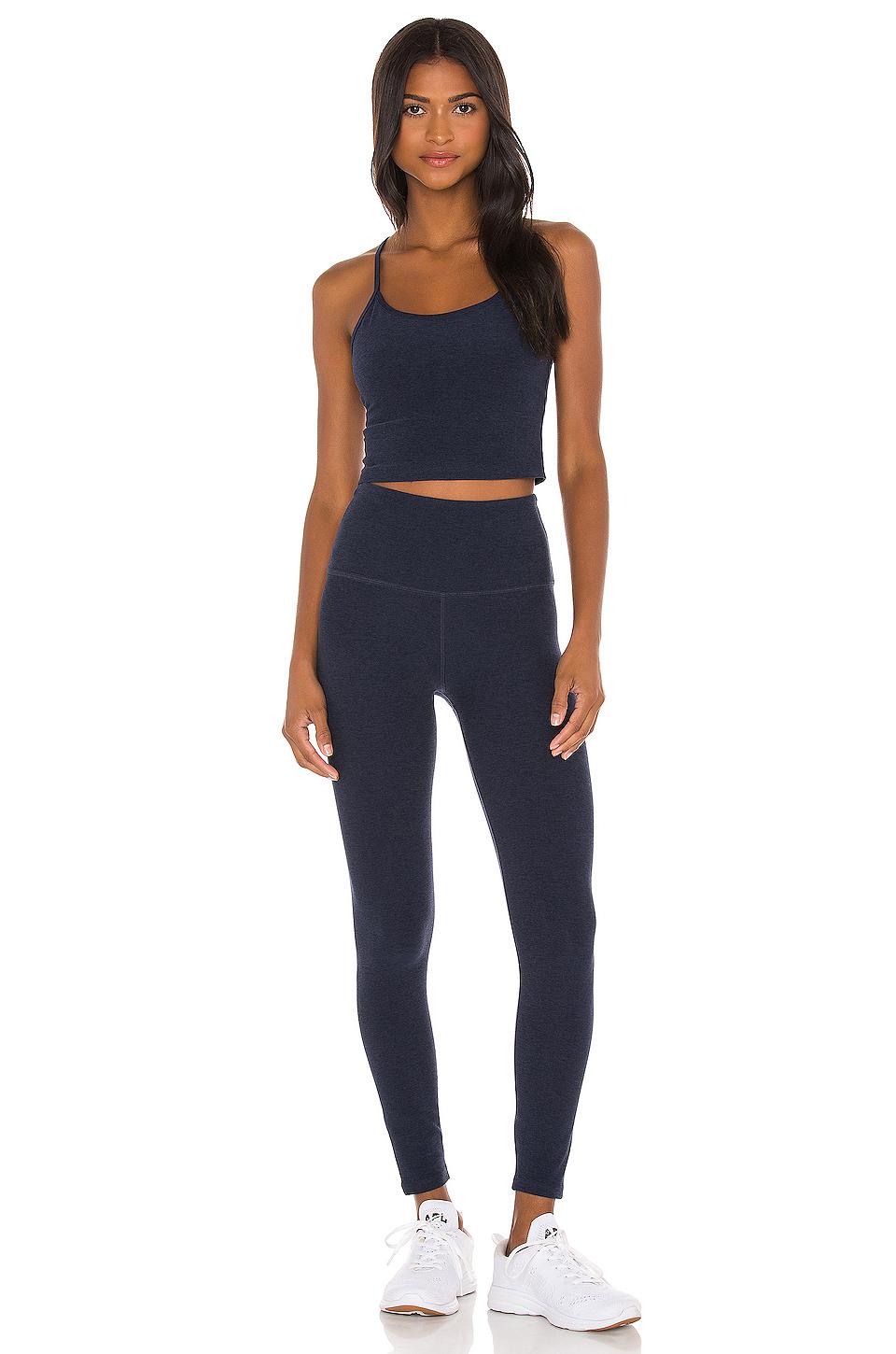 Beyond Yoga Synthetic Spacedye Caught In The Midi High Waisted Legging in Blue - Lyst