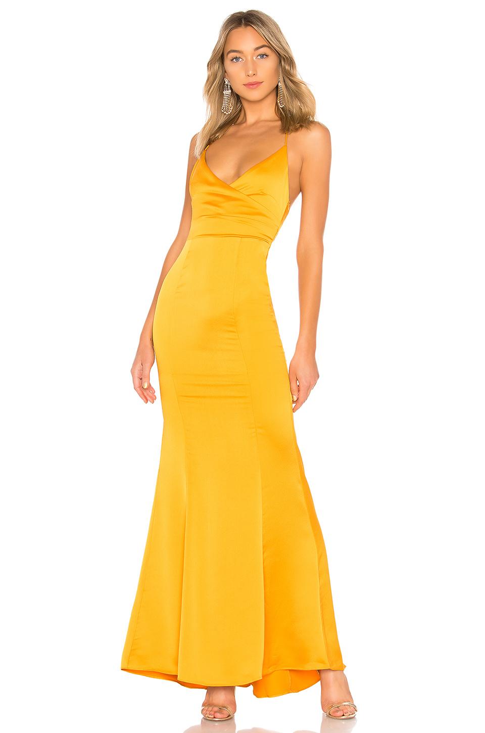 Lovers + Friends Vilailuck Gown in Golden Yellow (Yellow) Lyst