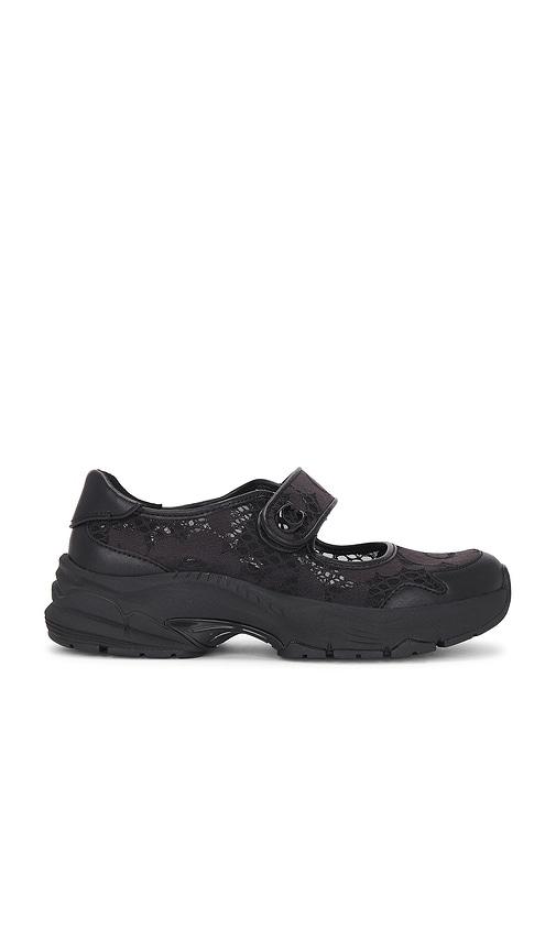 COACH Lace Mary Jane Sneaker in Black | Lyst