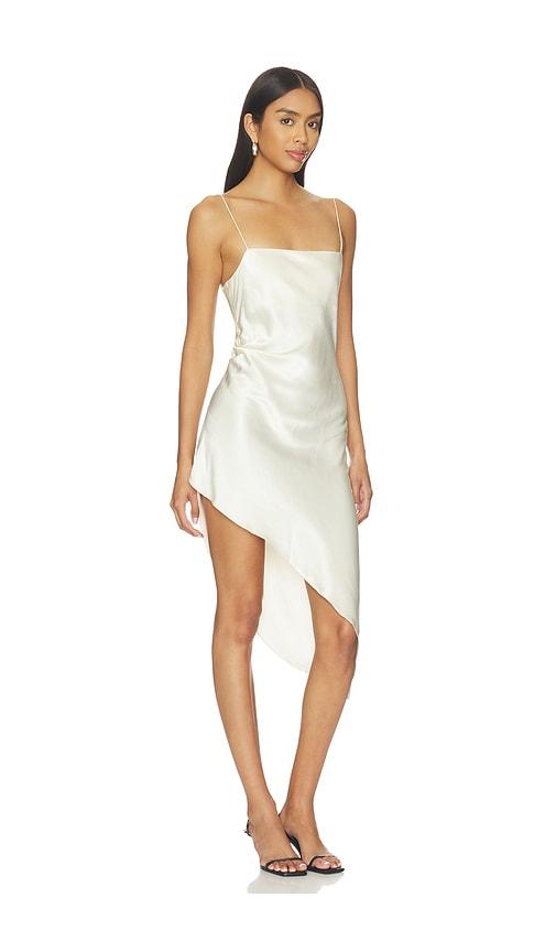 lamarque dasha sheer ruched mini dress Dasha Mini Dress | White | Womens