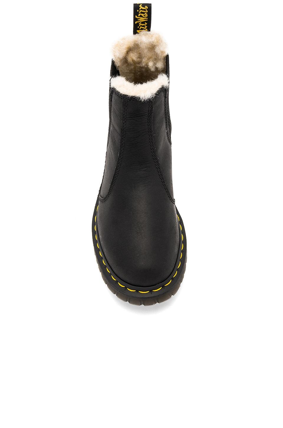 fur lined dr martens chelsea