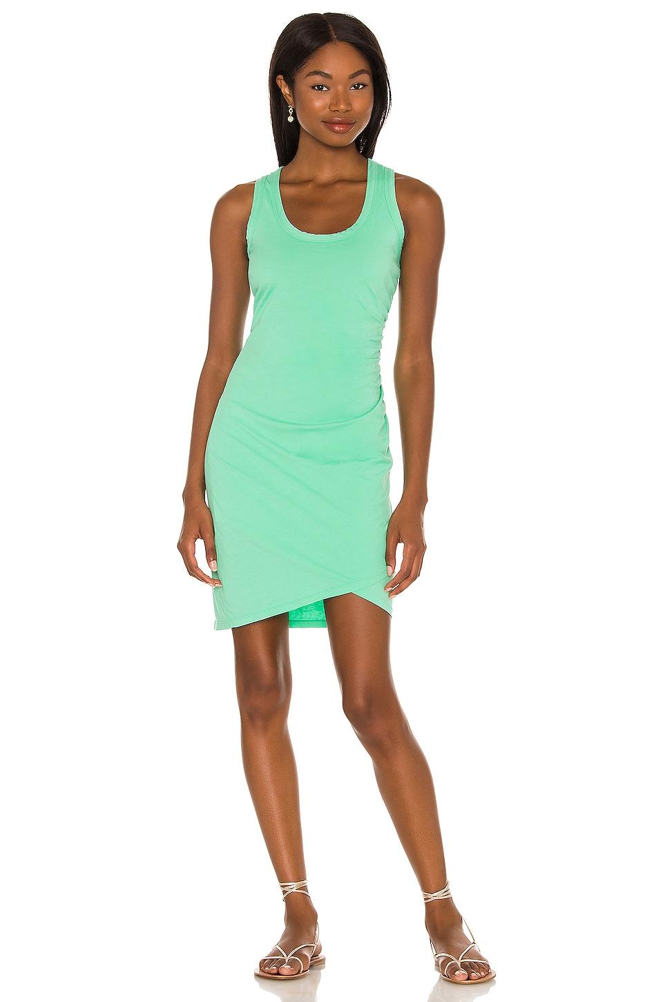 Bobi Supreme Jersey Mini Dress in Green | Lyst