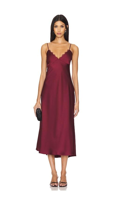 Katie may bordeaux apollo dress outlet