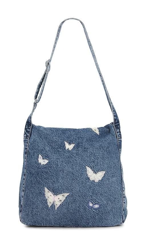 our legacy デニムメッセンジャーバック Our Legacy - Sling Washed-Denim Messenger Bag Our Legacy