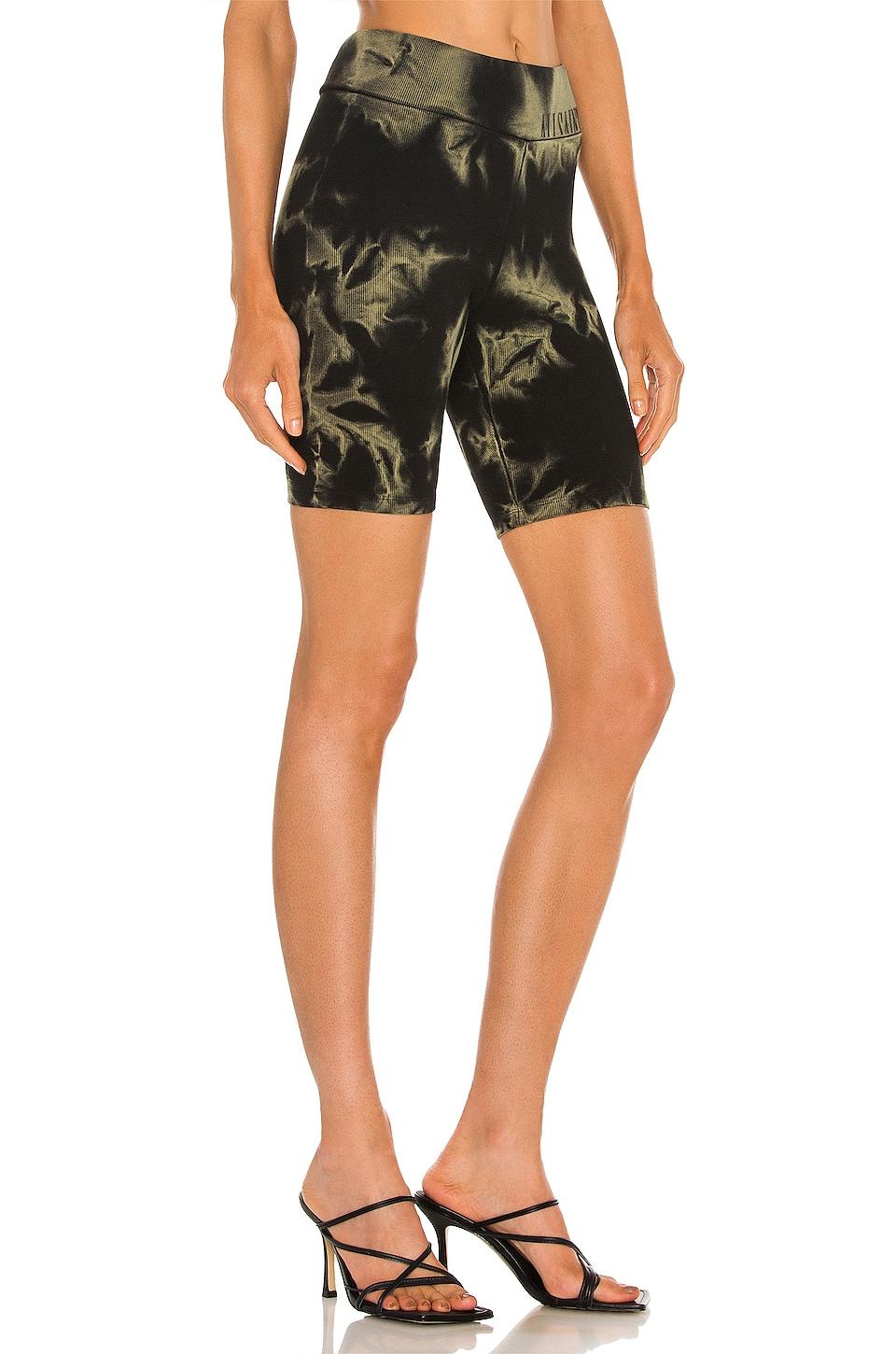 black tie dye biker shorts
